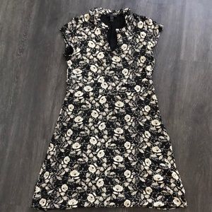 J.Crew black open neck summer dress